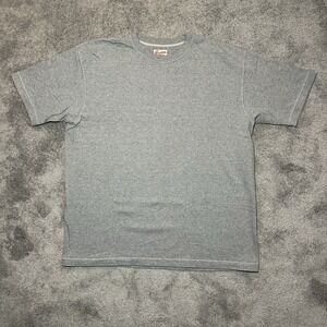 Bronson Gray Heavy Cotton Single Stitch Tubular T Shirt Men's XXXL Loopwheel